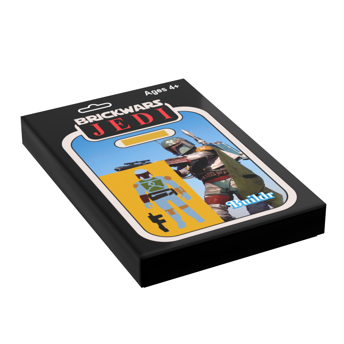 Boba Vintage Action Figure Tile (2x3) by B3 Customs