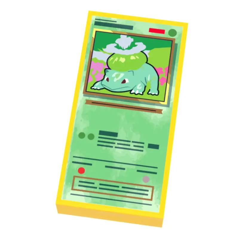 Bloomasaur - Pocketball Card (1x2 Tile) for Minifigs by B3 Customs