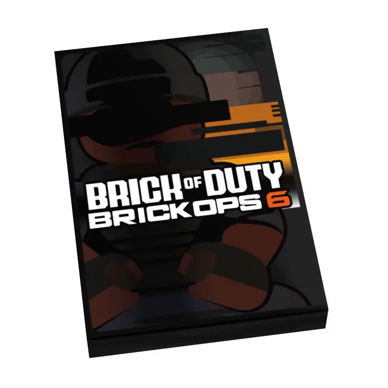Brick of Duty: BrickOps 6 Video Game Cover (2x3 Tile) by B3 Customs