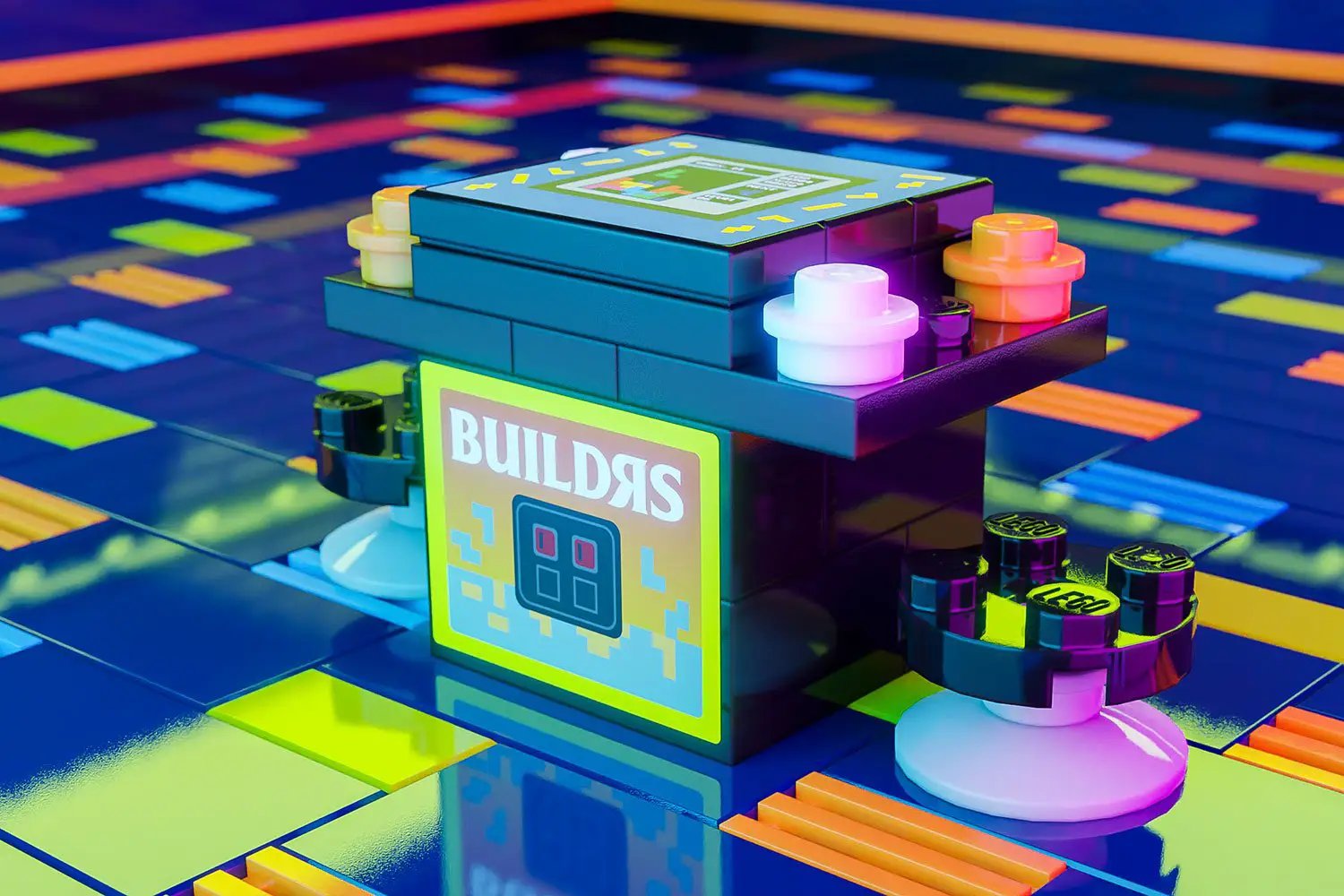 Buildᴙs 2-Player Classic Arcade made using LEGO parts - B3 Customs by B3 Customs
