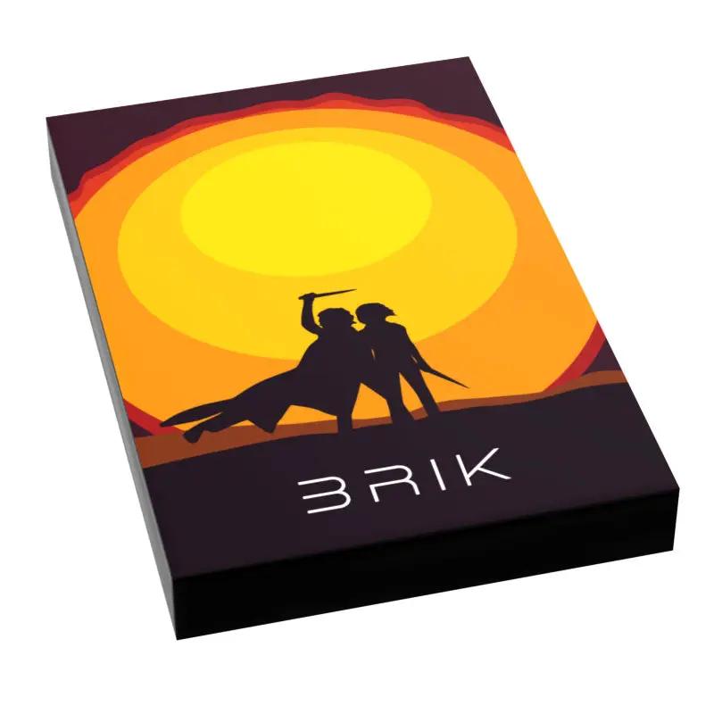 BRIK Movie Cover Tile (2x3 Tile) by B3 Customs