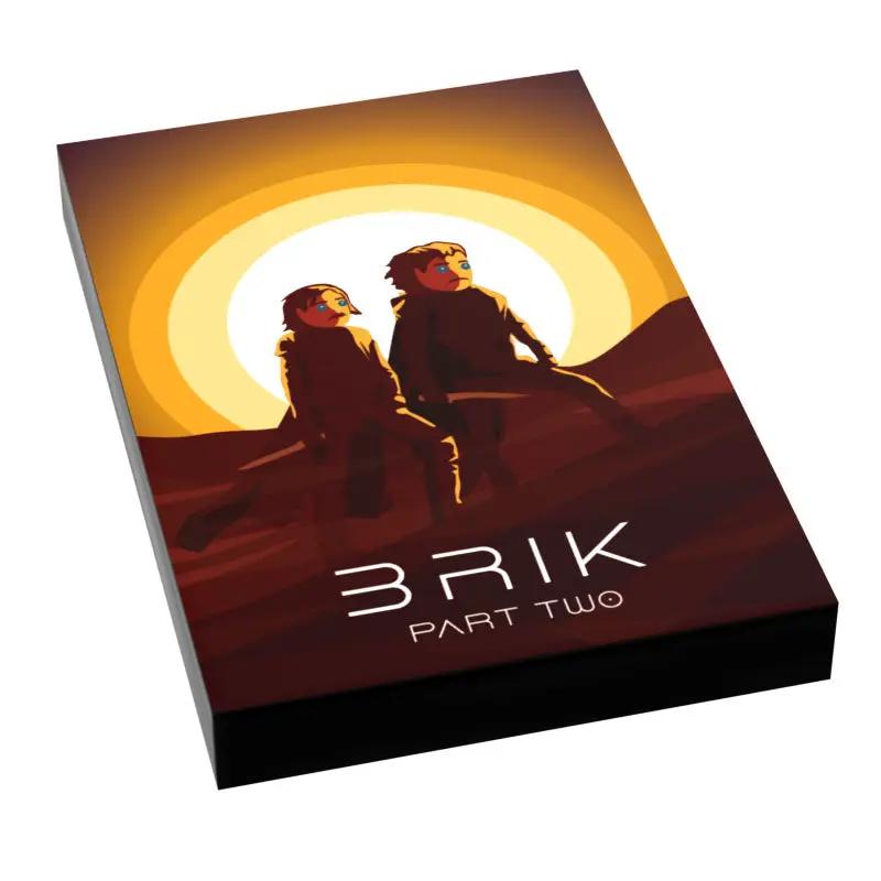 BRIK Part 2 Movie Cover Tile (2x3 Tile) by B3 Customs