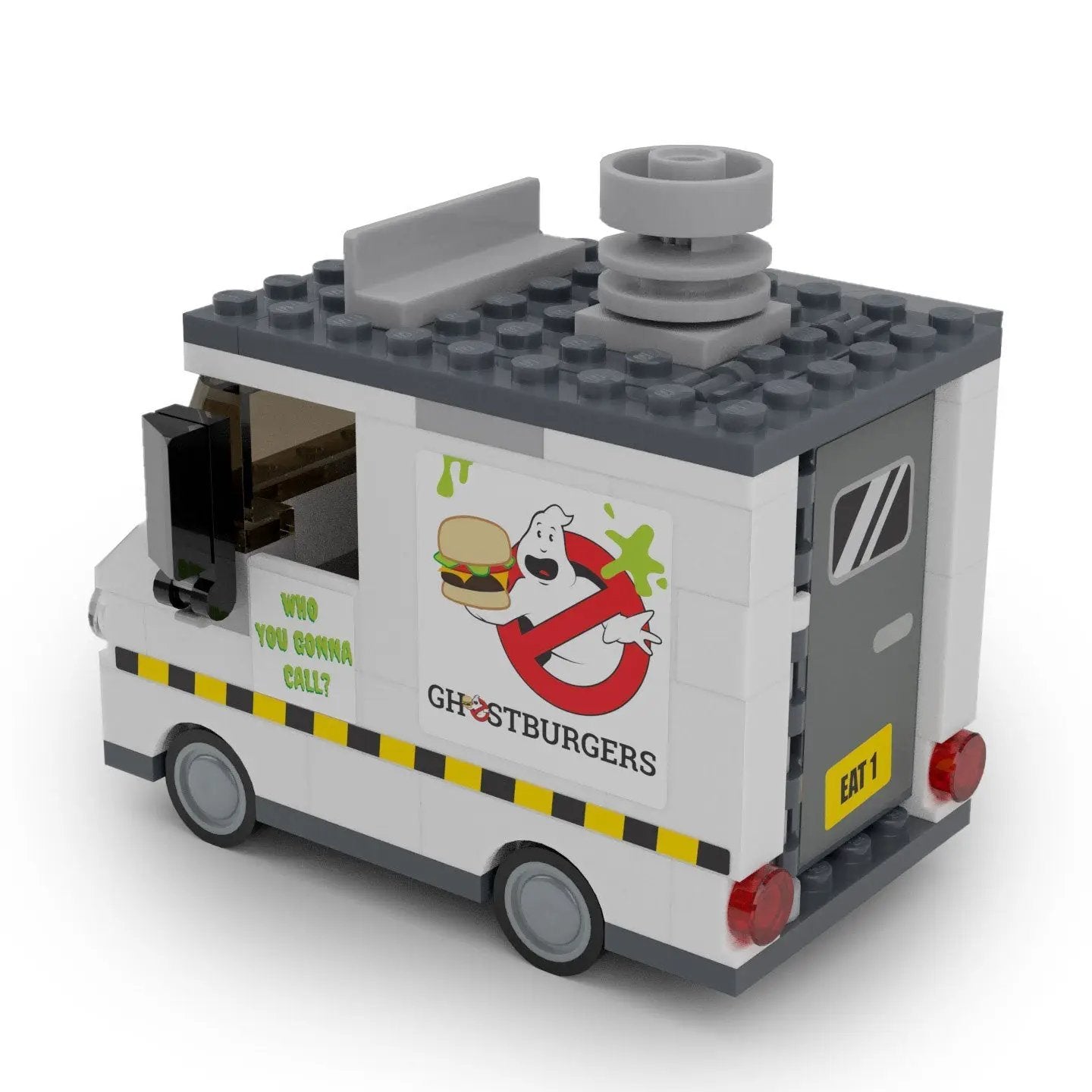 Ghost Burgers Food Truck w/ Minifig by B3 Customs