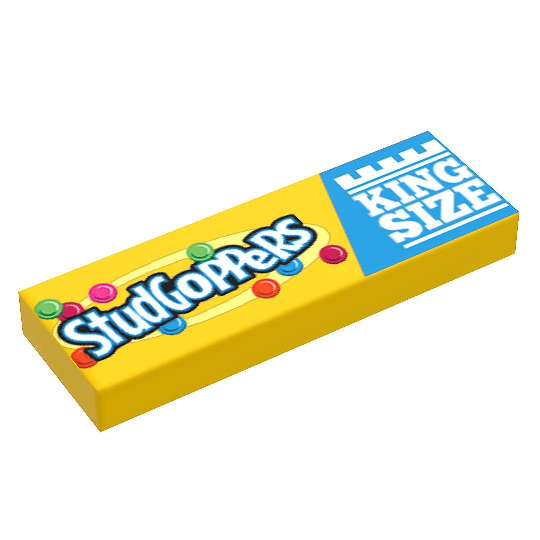 Studgoppers Candy (King Size) - B3 Customs® Printed 1x3 Tile by B3 Customs