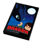 How To Teach A Dragon Movie Cover (2x3 Tile) made using LEGO parts - B3 Customs by B3 Customs