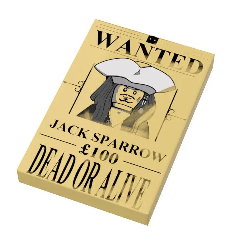 Jack Sparrow Wanted Poster (2x3 Tile) by B3 Customs