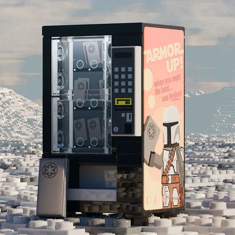 Mando Beskar Vending Machine Building Set - B3 Customs by B3 Customs
