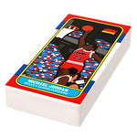 Custom LEGO Michael Jordan rookie card tile by B3 Customs featuring a detailed image of the MJ rookie card for minifigs.
