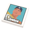 Mickey Mantle Baseball Card (2x2 Tile) by B3 Customs