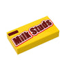 Milk Studs Custom Printed 1x2 Tile made using LEGO parts - B3 Customs by B3 Customs