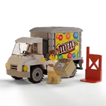 Peanut Candy Delivery Truck with Minifig by B3 Customs