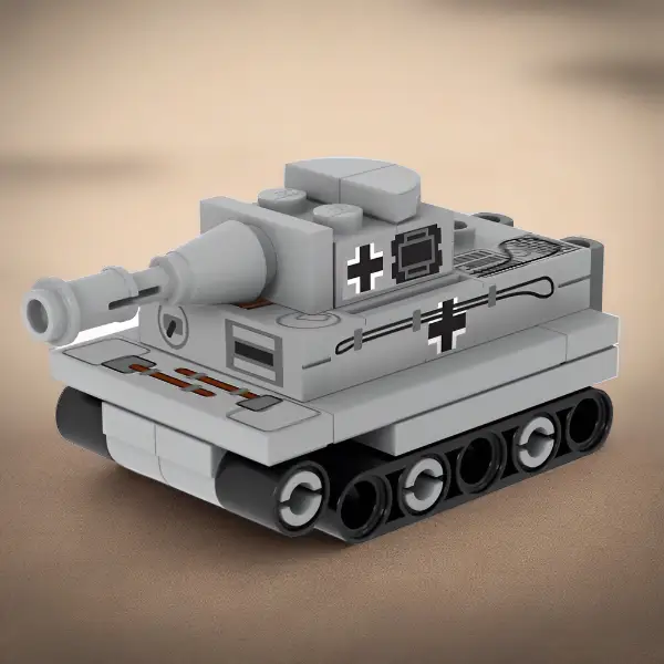 Custom Mini Panzer Tank made using LEGO parts - B3 Customs by B3 Customs