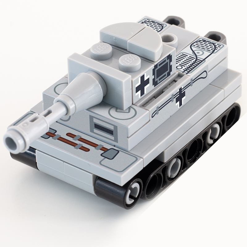 Custom Mini Panzer Tank made using LEGO parts - B3 Customs by B3 Customs