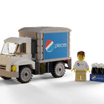Pieces Soda Delivery Truck with Minifig by B3 Customs