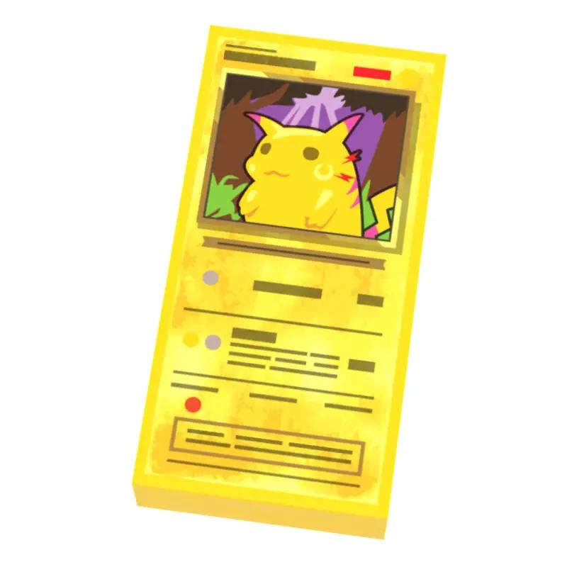 Bolt Buddy - Pocketball Card (1x2 Tile) for Minifigs by B3 Customs