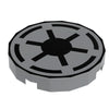 Republic Crest - Custom Printed Star Wars 2x2 Round Tile made using LEGO part
