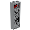 Stormtrooper in Carbonite (1x2x5 Brick) by B3 Customs