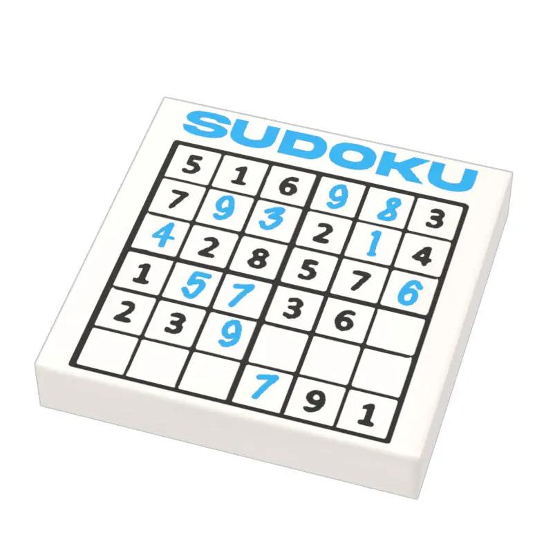 Sudoku Custom Printed 2x2 Tile made using LEGO part by B3 Customs