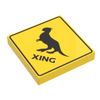 Tauntaun Xing Sign made using LEGO part - B3 Customs by B3 Customs