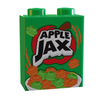 Apple Jax Cereal 1x2x2 Brick on LEGO part by B3 Customs