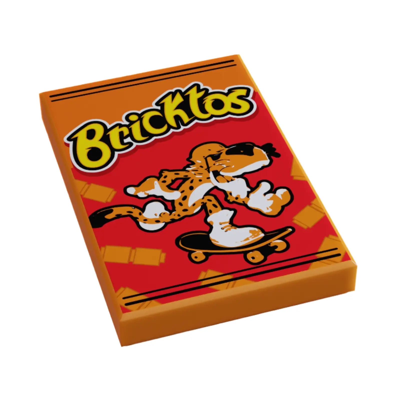 Bricktos Minifig Snack (2x3 Tile) by B3 Customs