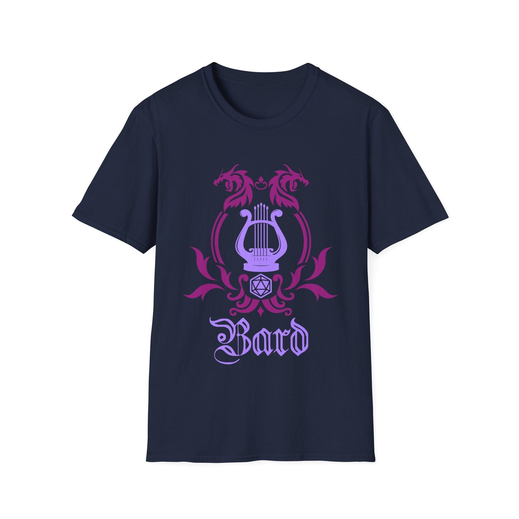D&D Bard Class Simple Emblem T-Shirt