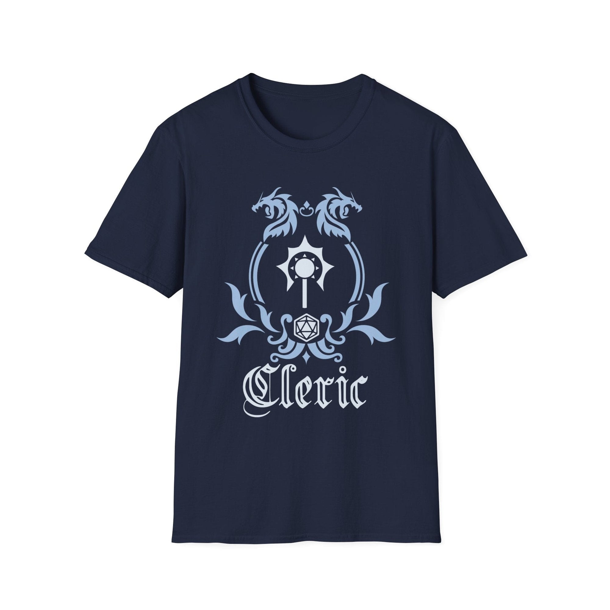 D&D Cleric Class Simple Emblem T-Shirt