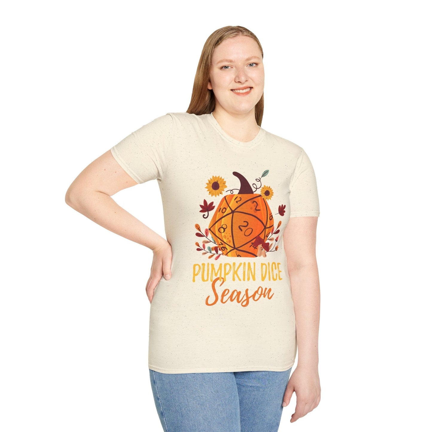 D&D Fall D20 Pumpkin Dice Season T-Shirt