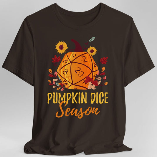 D&D Fall D20 Pumpkin Dice Season T-Shirt