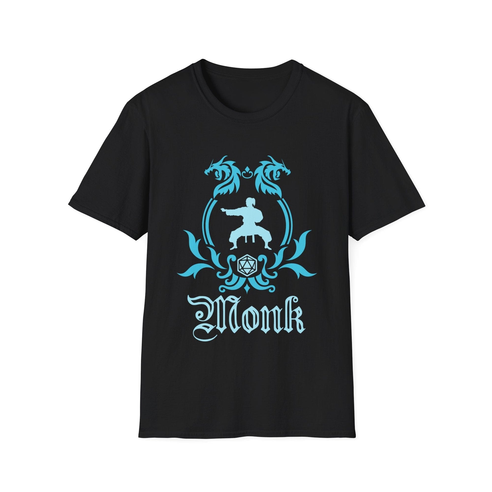 D&D Monk Class Simple Emblem T-Shirt