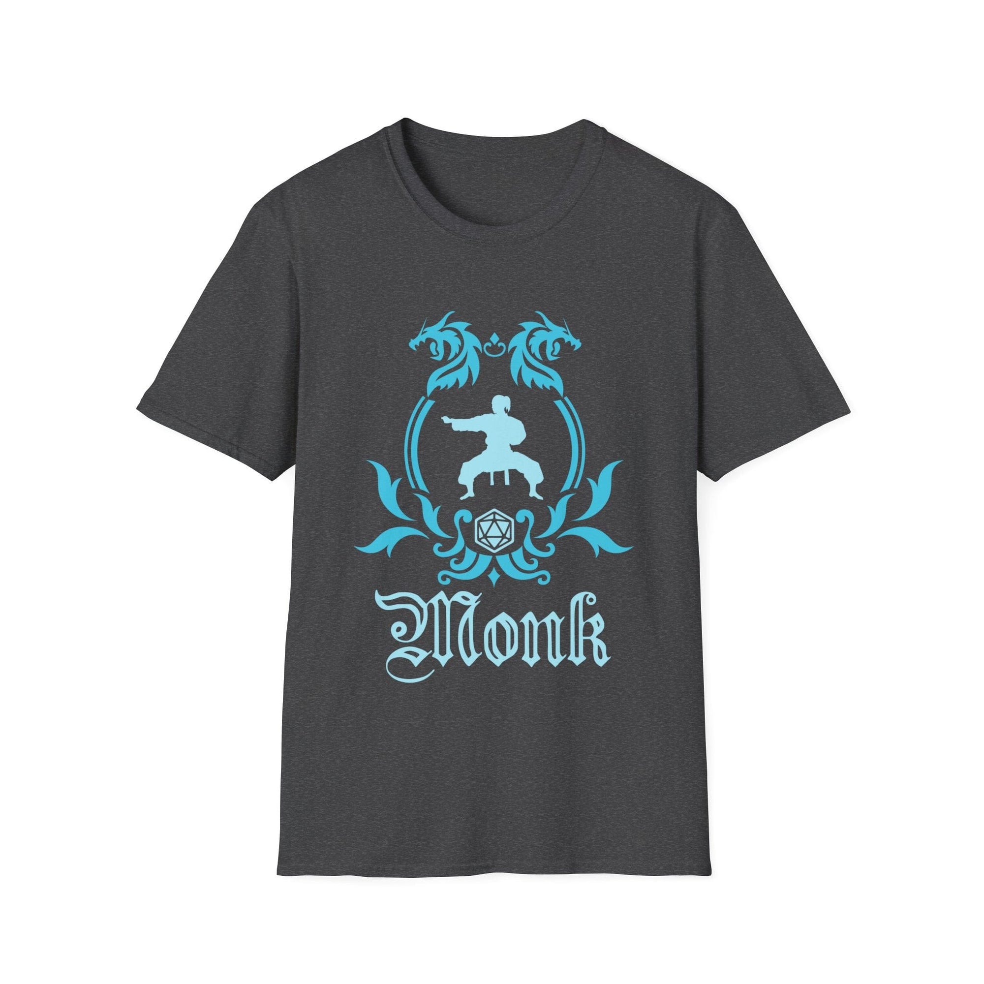 D&D Monk Class Simple Emblem T-Shirt