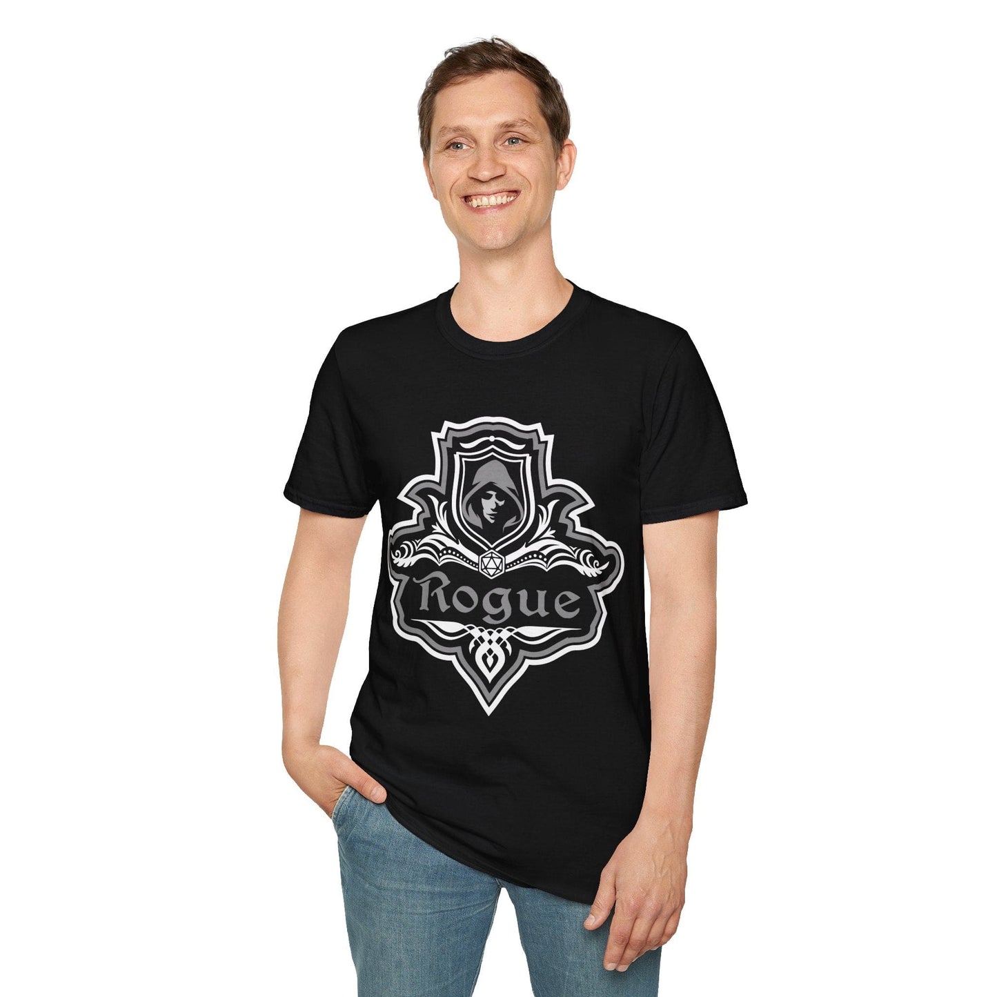 D&D Rogue Class Fancy Emblem T-Shirt