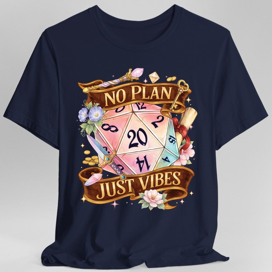 D&D Shirt No Plan Just Vibes