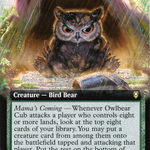 Owlbear Cub (CLB-592) - Commander Legends: Battle for Baldur's Gate: (Extended Art)