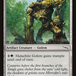 Malachite Golem (MRD-202) - Mirrodin