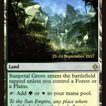 Sunpetal Grove (PRE-257S) - Ixalan Promos Foil