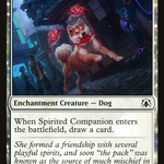 Spirited Companion (MOC-208) - March of the Machine Commander: (enchantment)