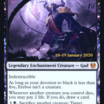 Erebos, Bleak-Hearted (PRE-93S) - Theros Beyond Death Promos: (enchantment) Foil