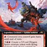 Goro-Goro, Disciple of Ryusei (NEO-466) - Kamigawa: Neon Dynasty: (Extended Art)