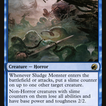 Sludge Monster (PPMID-76P) - Innistrad: Midnight Hunt Promos