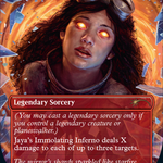 Jaya's Immolating Inferno (SLD-1063) - Secret Lair Drop (Borderless)