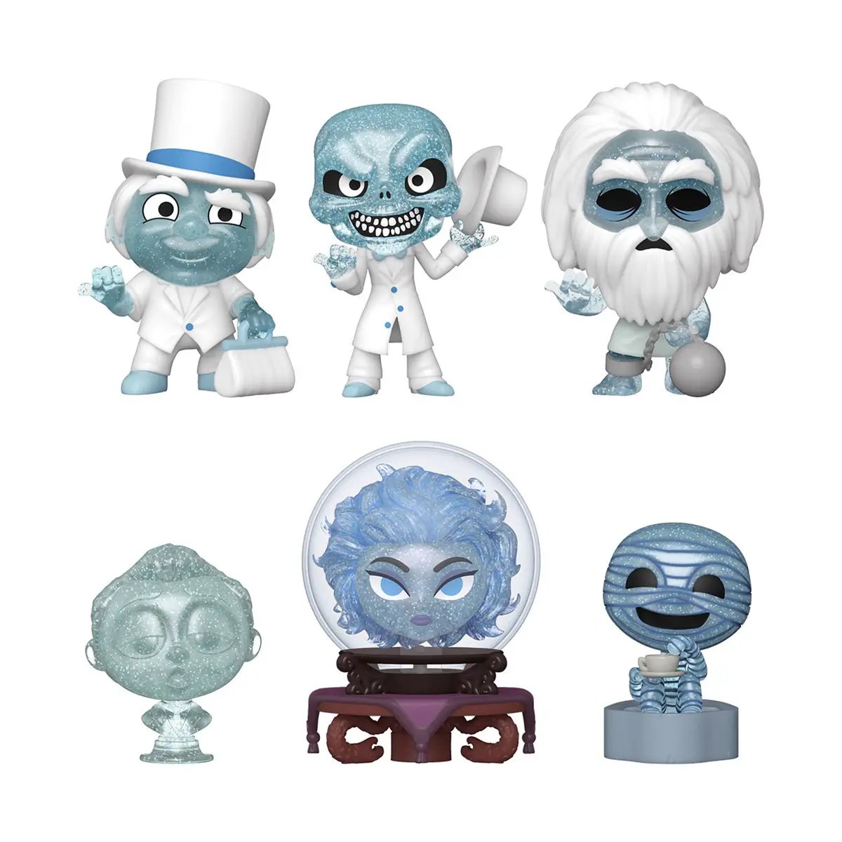 Haunted Mansion mini vinyl figure from THE MIGHTY HOBBY SHOP, featuring a spooky character with detailed design and vibrant colors.