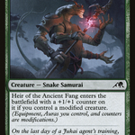 Heir of the Ancient Fang (NEO-191) - Kamigawa: Neon Dynasty