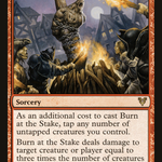 Burn at the Stake (AVR-130) - Avacyn Restored