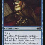 Sage Owl (M10-069) - Magic 2010