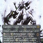 Geth, Thane of Contracts (ONE-438) - Phyrexia: All Will Be One: (Showcase) (Borderless) Foil