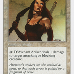 D'Avenant Archer (5ED-023) - Fifth Edition