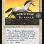 Pearled Unicorn (4BB-039) - Fourth Edition Foreign Black Border