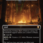 Castle Ardenvale (LTC-391) - Tales of Middle-earth Commander / Meduseld, Golden Hall of Edoras (Borderless) Foil