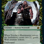Tovolar's Huntmaster // Tovolar's Packleader (MID-306) - Innistrad: Midnight Hunt: (Showcase, Double Faced Transform)